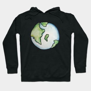 Watercolor earth day Hoodie